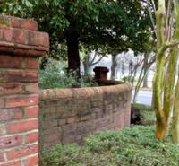 Curved Garden Wall in Memphis, TN